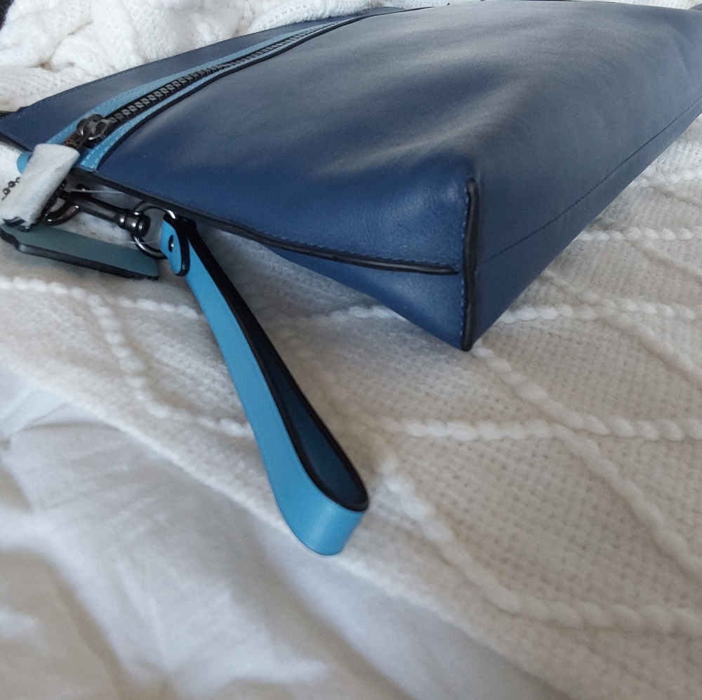 Coach Carryall Pouch In Colorblock - Picture 4 of 10
